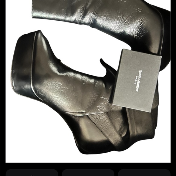 Saint Laurent Vika 95 ankle boot with straps size 37 - Picture 4 of 6